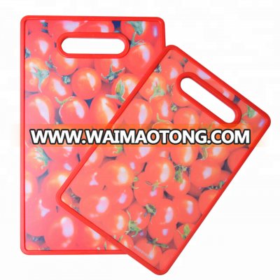 Custom Colorful Plastic Cutting Board mats/Chopping Board for Kitchen Use