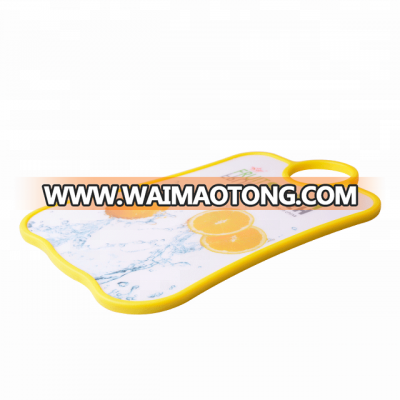 Yellow Flexible Plastic Cutting Board/Chopping Board for kitchen Easy to wash