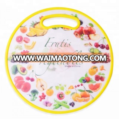 New design Yellow Flexible Plastic Cutting Board/Chopping Board Easy to wash