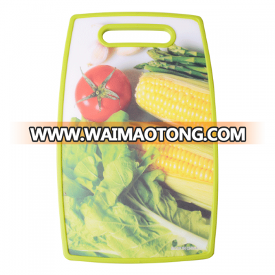 Easy clean flexible plastic cutting board/plastic cutting chopping board